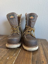 Stivali da lavoro Thorogood American Heritage MAXWear in pelle 8" misura 9,5 n. 804-4378