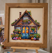 Kit punto croce ricamo 27x27