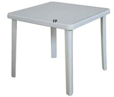 TAVOLO IN RESINA QUADRO 80X80,ESTERNO,GIARDINO,CAMPEGGIO,SMONTABILE 531504