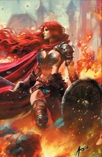 RED SONJA NOIR #1 - RUDY AO VIRGIN VARIANTE COPERTINA AVVOLGENTE ESCLUSIVA HEROESCON