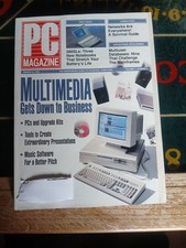 PC Magazine MAR 31, 1992 Vol. 11 No. 6 Back Issue COMPUTER Magazine - Multimedia