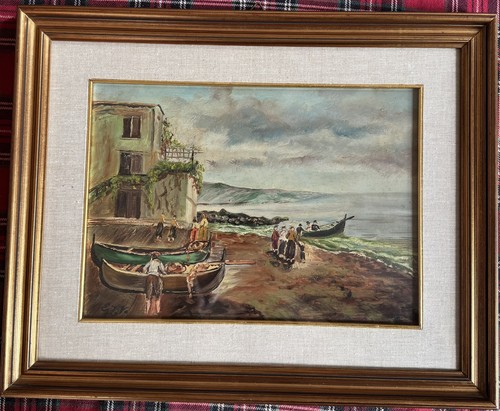 Quadro olio tavola - quadro,