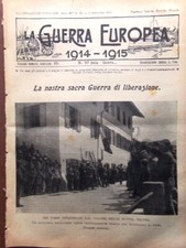 L'Illustrazione Popolare 9 Settembre 1915 WW1 Edoardo Dalbono Turchia Mehmet V