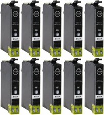 10 CARTUCCE NERE COMPATIBILI PER STAMPANTE EPSON STYLUS SX125 SX130 SX230 SX235W