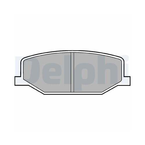Kit pastiglie freno - , delphi