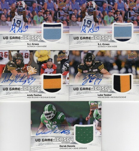 2018 upperdeck cfl game jersey - upperdeck,