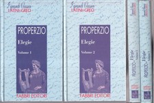 LN- ELEGIE 1/2 - PROPERZIO -