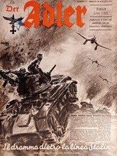 Rivista del Ministero Germanico dell'Aeronautica - Der Adler N. 17 - 1941 It/Ted