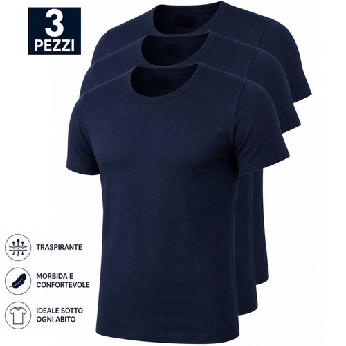Maglie intime uomo cotone t - 3,