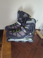 Pattini in linea Rollerblade Spark alluminio Maxwheel 80 nero e lime uomo taglia 12