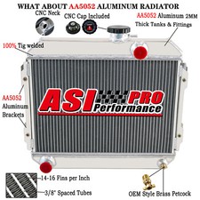 ASI 3 Row Aluminum Radiator