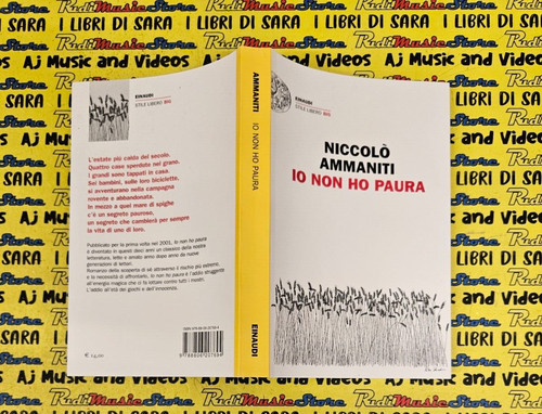 Book libro non paura - io,
