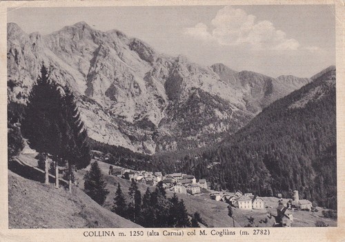 Cartolina udine carnia - di, ,carnia