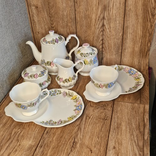 Set tè vintage rosina bone - tè,