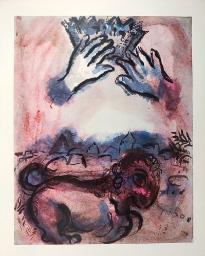 Marc chagall litografia - marc,