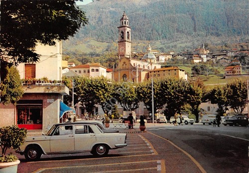 Cartolina edolo piazza del - cartolina,
