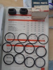 Serie Gommini Pinze Freno Anteriori Innocenti Mini Cooper Mk1 Mk2 Mk3 Pbr