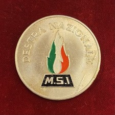 3309 - Medaglia commemorativa "Giorgio Almirante - Destra Nazionale (M.S.I)"
