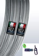 FILO DI FERRO ZINCATO PER LEGATURE TENSIONE RETE RECINZIONE  MM 2.7  550 MT 