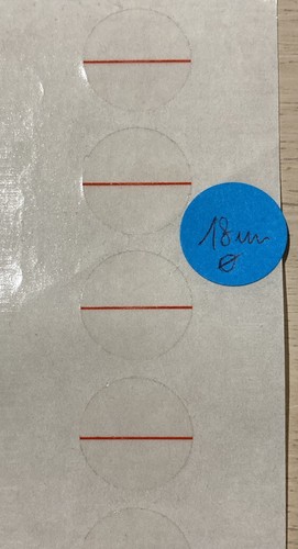 Etichette adesive mm pvc - 10,