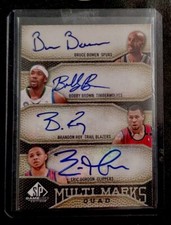2009-10 UD SP Quad Auto