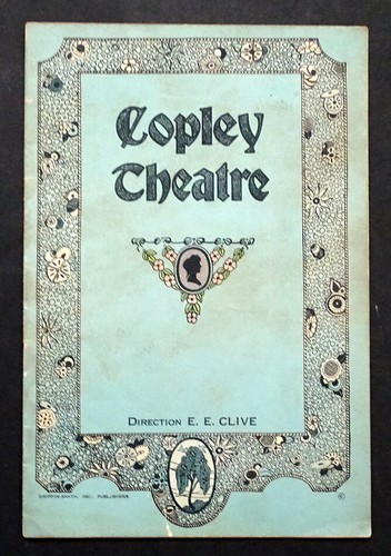 1925 vintage copley theater - 1925,