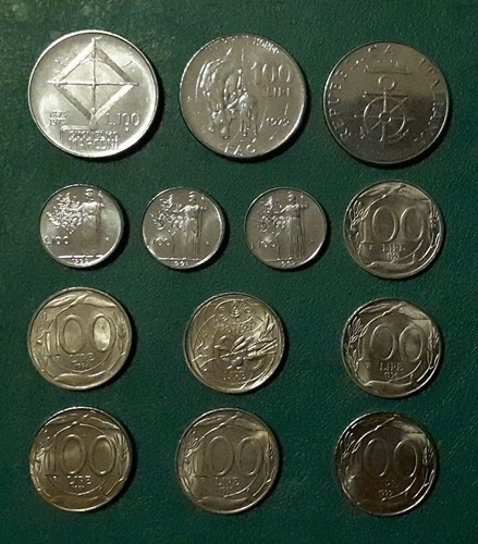 100 lire celebrative piccole - celebrative,,