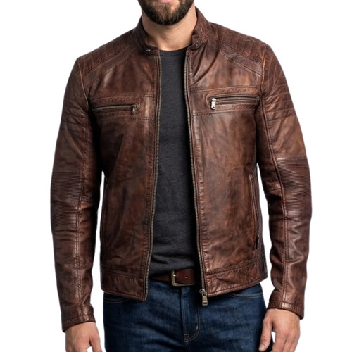 Giacca uomo vintage marrone - uomo,