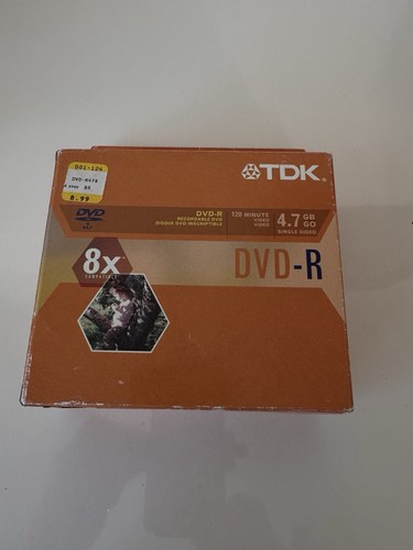 Tdk dvd 120 min - dvd-r, gb