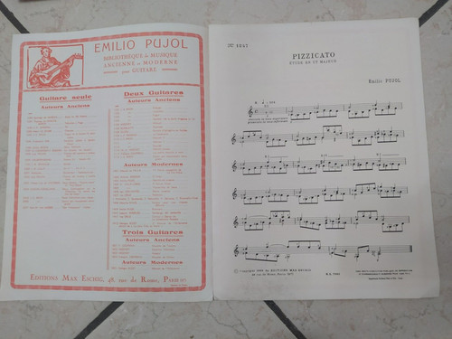 Emilio pujol pizzicato per - emilio,