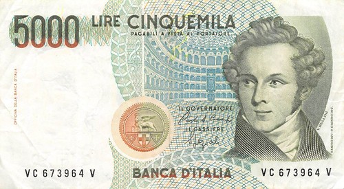 Italy 5000 lire 4 - 5000,