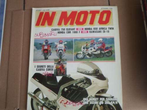 Moto 1988 cagiva elefant - in, 9/1988