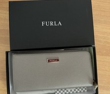 Portafoglio pelle Saffiano donna Furla Babylon XL slim sabbia - portacarte e zip