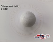 Pallina Professionale Biliardino CalcioBalilla Sughero Antirumore da Casa 10 Pz