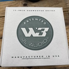 JL Audio 12W3v3-2 12"