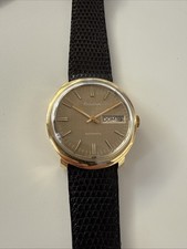 Bulova Automatico In oro Giallo 18 Carati Funzionanante Vintage