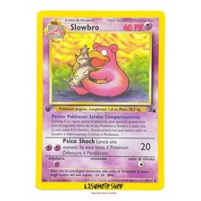 Carte Pokemon Set Fossil Prima Edizione Slowbro 43/62 ITA