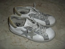 SCARPE Sneakers 2STAR  orig. 100% Made in Italy n. 37 IN VERA PELLE attuali