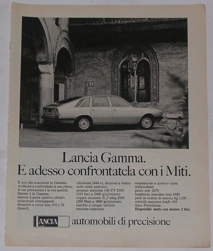 Advert pubblicità 1976 - advert,