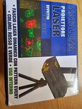 mini laser della nataluna  di colore nero 