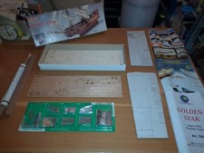 Modellino In Legno Brigantino Inglese, Golden Star Art.769 Mantua Model