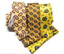 CRAVATTA gialla varie fantasie