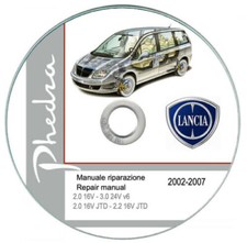 Lancia Phedra (2002-2007) manuale officina su Cd