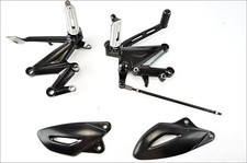 pedane pilota con leva cambio leva freno astina  TRIUMPH STREET TRIPLE 675 09 12