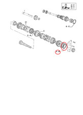 Anello ritegno cambio - ritegno, fiat