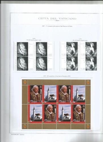 Vaticano 2007 annata - annata, completa