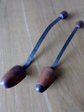 Forme per scarpe legno e metallo. Vecchi attrezzi calzolaio anni '50 tendiscarpe