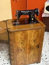 Macchina Da Cucire Singer Vintage Con Mobile In Legno