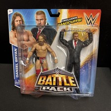 WWE DANIEL BRYAN & TRIPLE H Battle Pack include manetta 2014 Mattel SIGILLATO