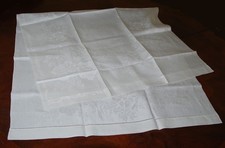 Asciugamani •Due pezzi 93x62 • Lino Puro • Fiandra Jacquard• Vintage